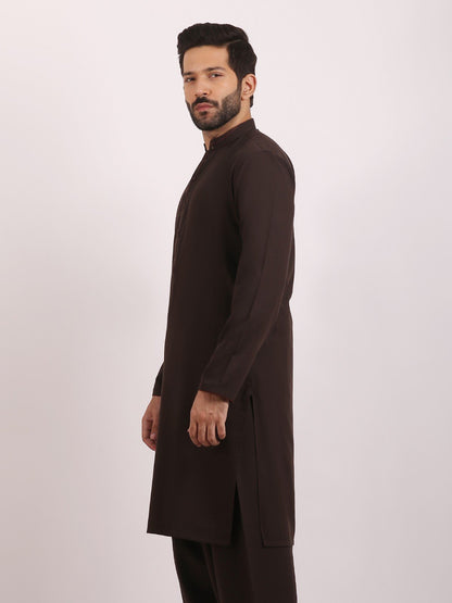 Edenrobe - Men's Dark Brown Swish Collection - EMTSW20S-9856