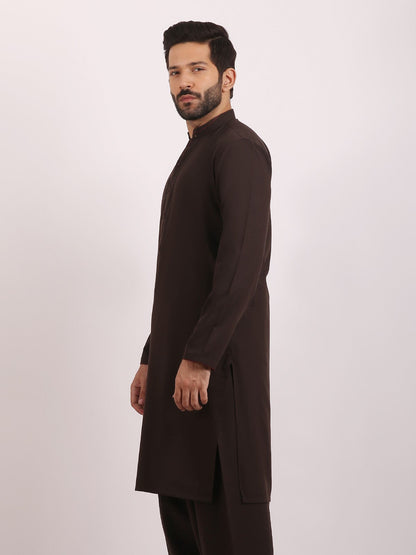 Edenrobe - Men's Dark Brown Swish Collection - EMTSW20S-9856