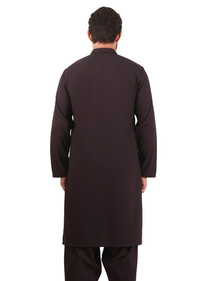 Edenrobe - Men's Dark Plum Swish Collection - EMTSW20S-9858