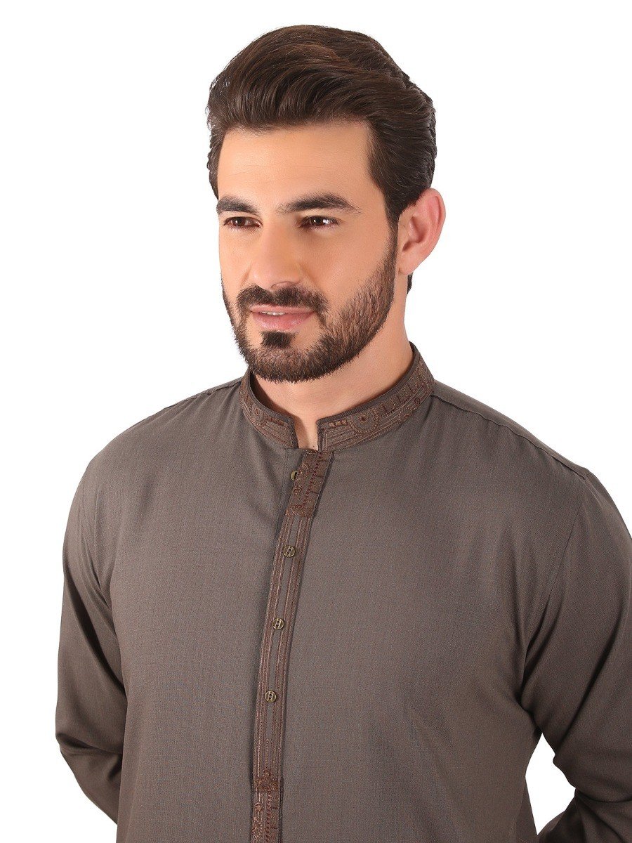 Edenrobe - Men's Olive Green Swish Collection - EMTSW20S-9862