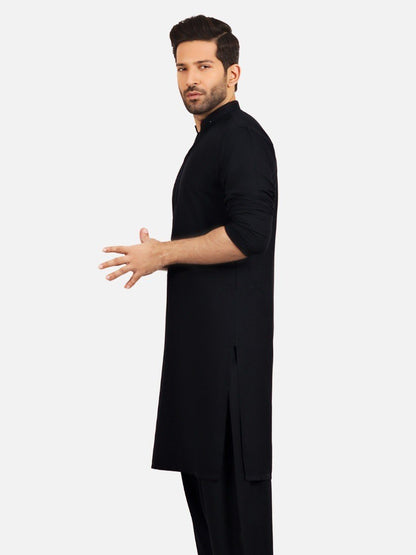 Edenrobe - Men's Black Swish Collection - EMTSW20S-9898