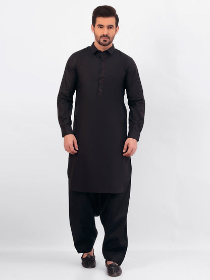 Edenrobe - Men's Black Swish Collection - EMTSW20S-99007