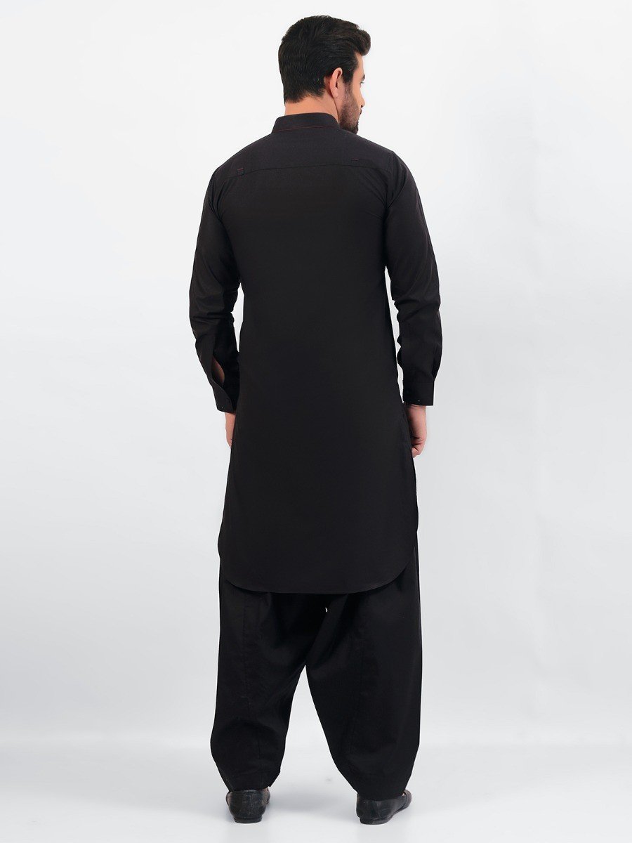 Edenrobe - Men's Black Swish Collection - EMTSW20S-99007