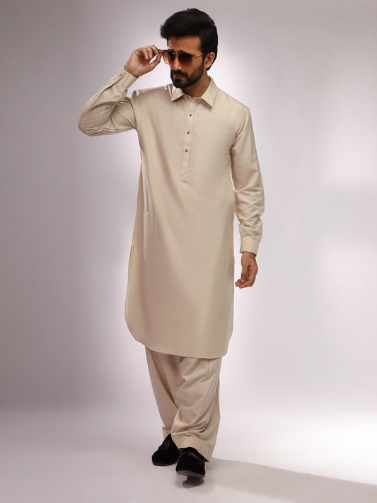 Edenrobe - Men's Oatmeal Swish Collection - EMTSW20S-99013