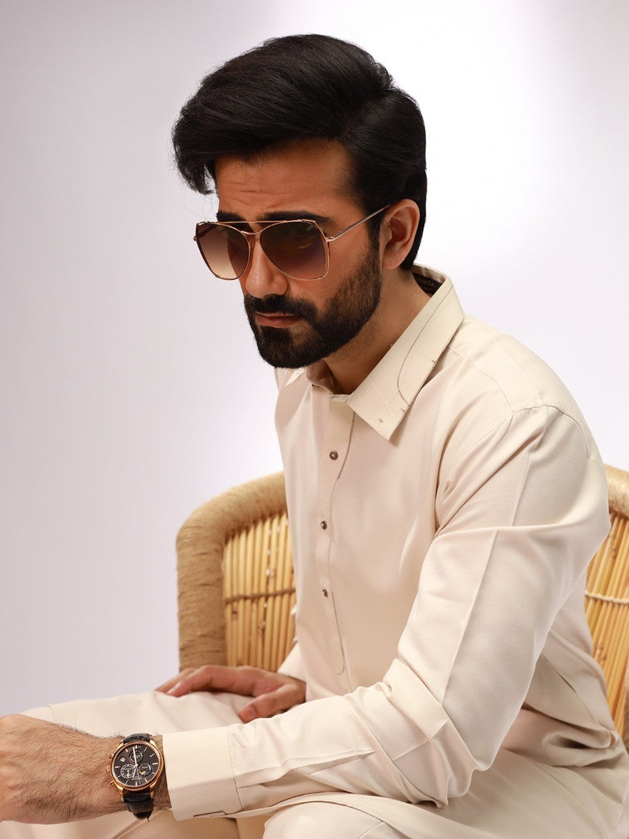 Edenrobe - Men's Oatmeal Swish Collection - EMTSW20S-99013