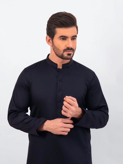 Edenrobe - Men's Navy Blue Swish Collection - EMTSW20S-99015