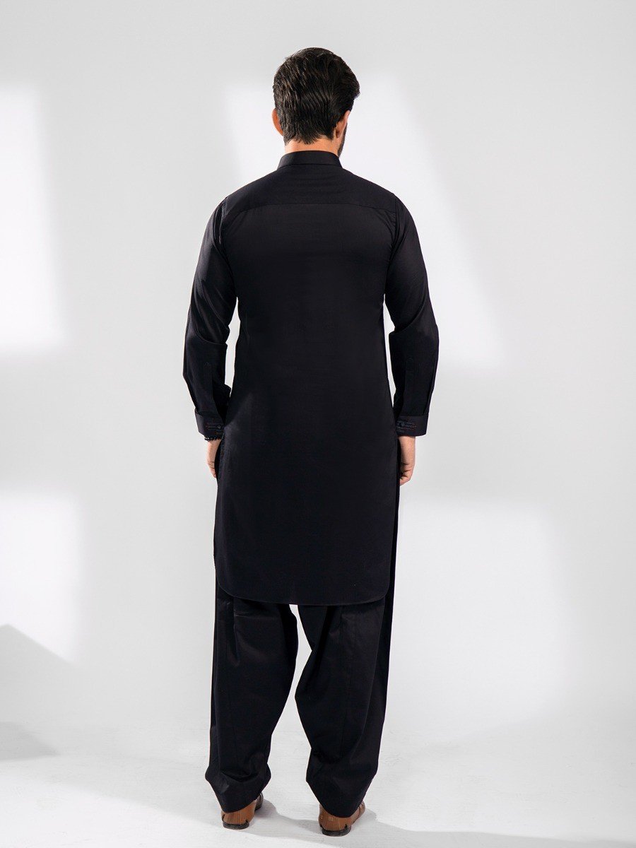 Edenrobe - Men's Black Swish Collection - EMTSW20S-99016