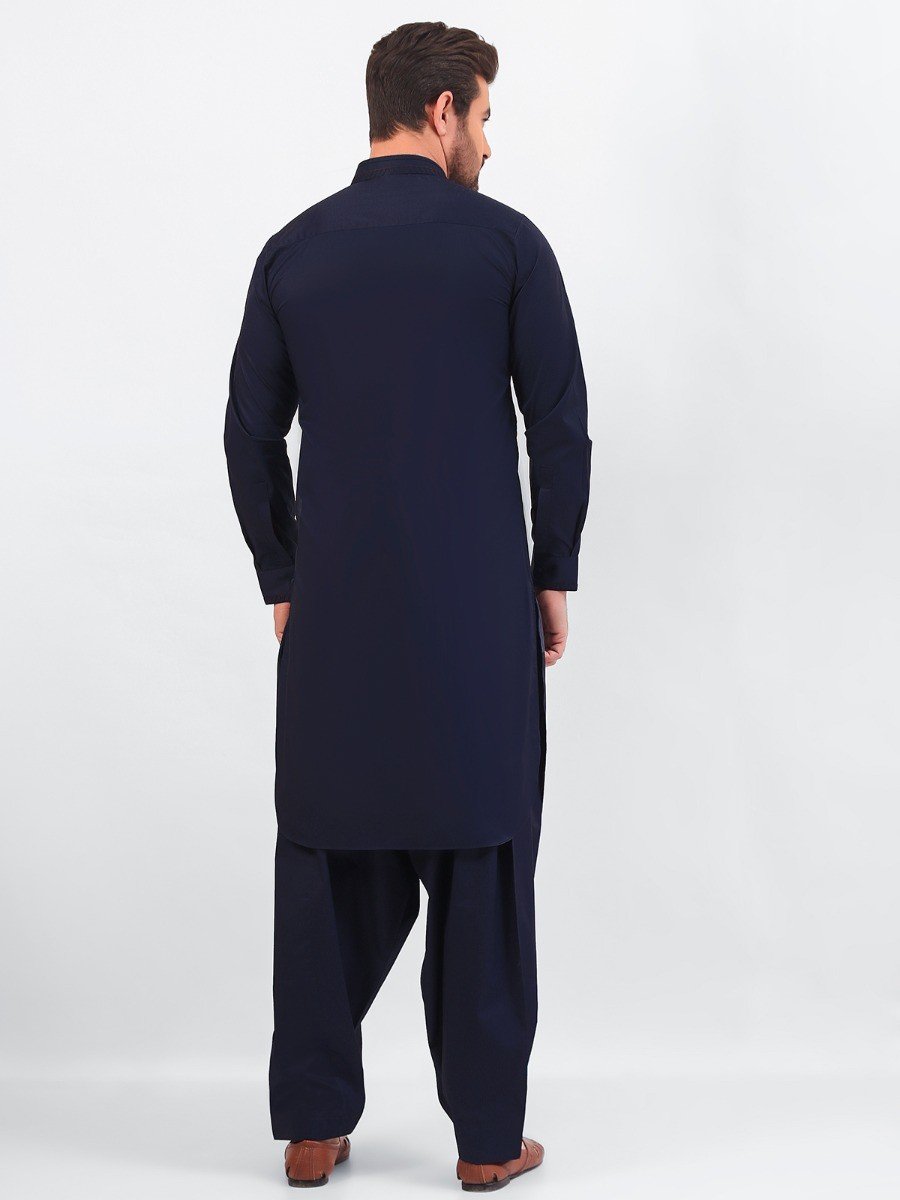 Edenrobe - Men's Navy Blue Swish Collection - EMTSW20S-99020