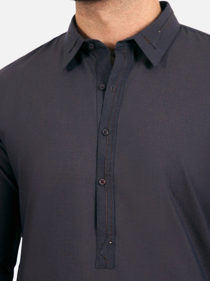 Edenrobe - Men's Black Olive Swish Collection - EMTSW20W-99006