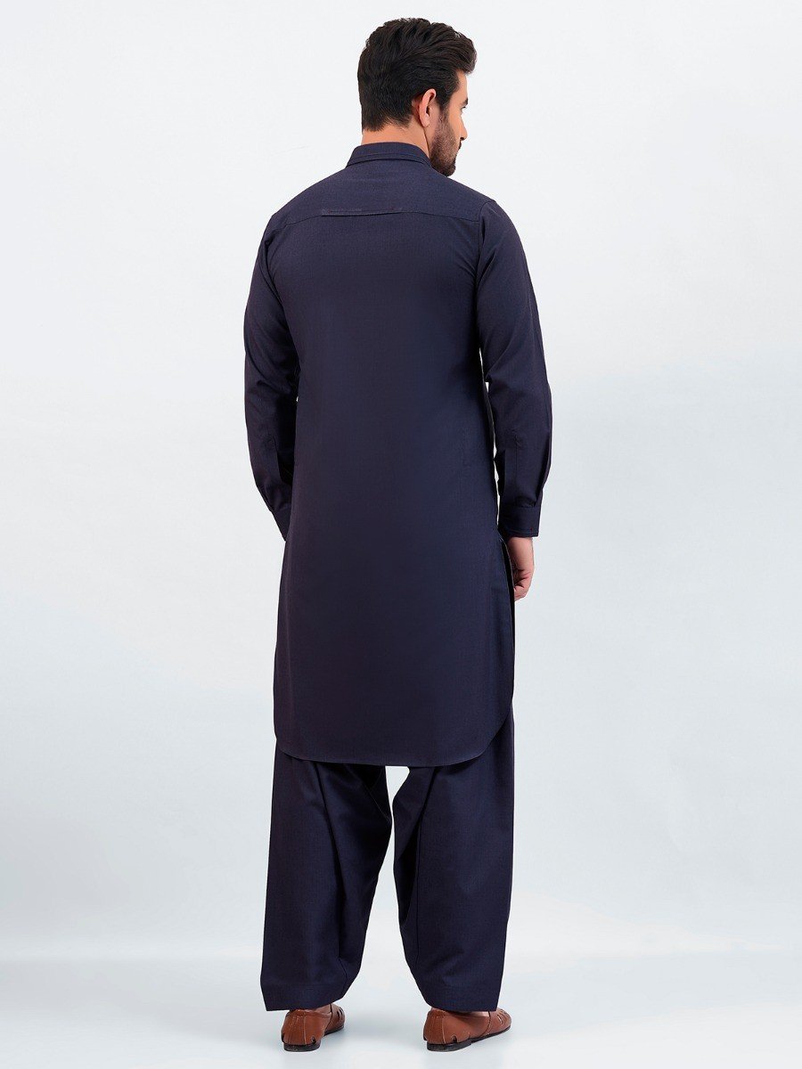 Edenrobe - Men's Blue Swish Collection - EMTSW20W-99018