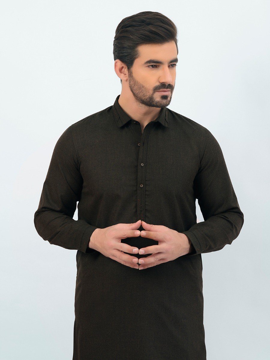 Edenrobe - Men's Moss Green Swish Collection - EMTSW20W-99019