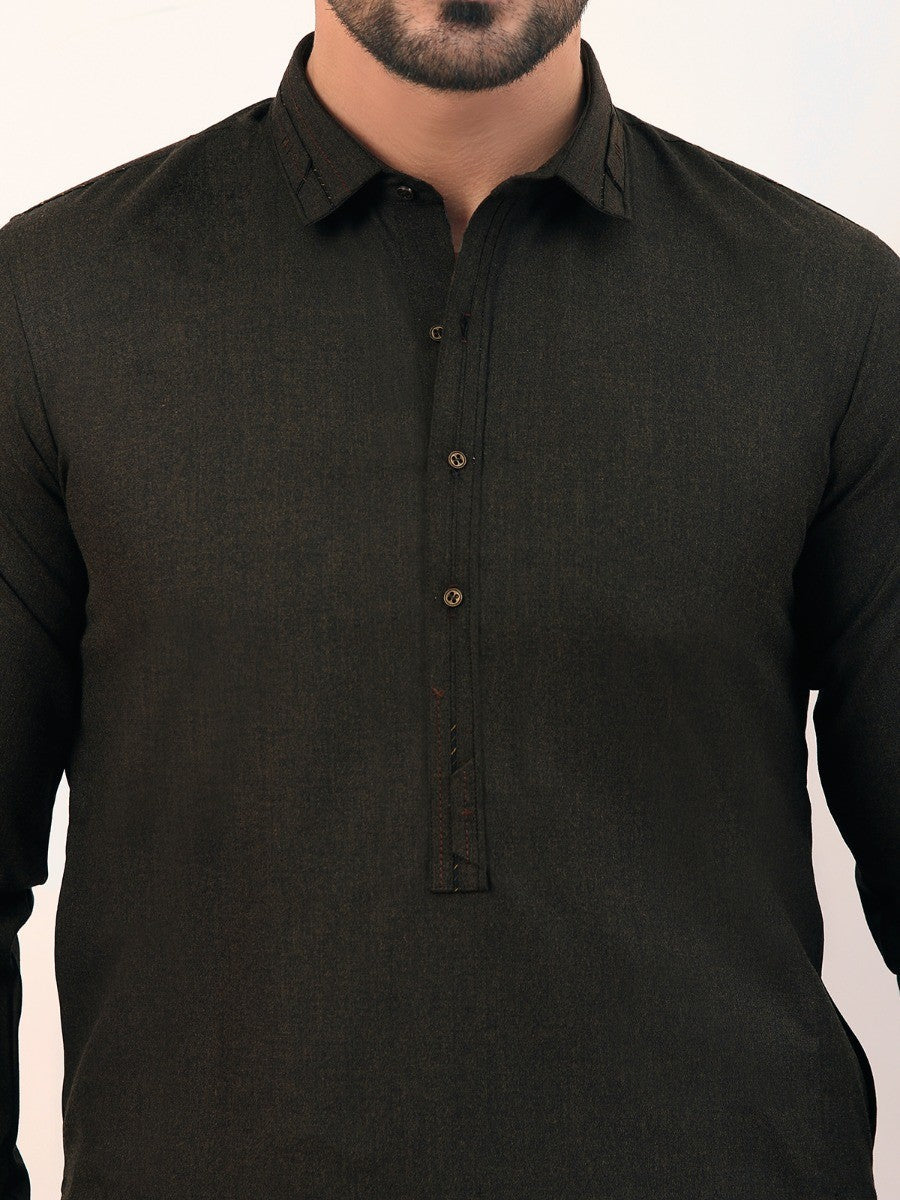 Edenrobe - Men's Moss Green Swish Collection - EMTSW20W-99019