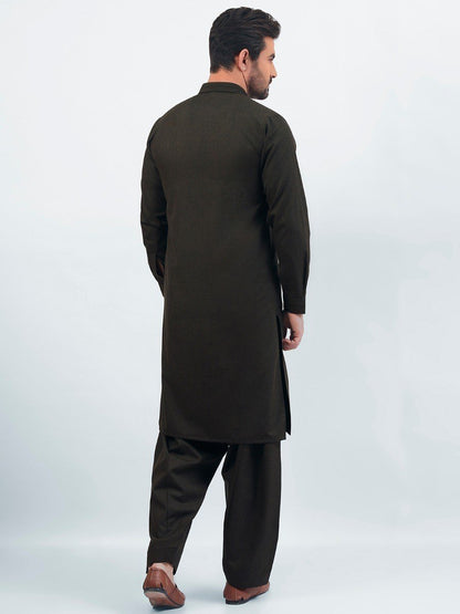 Edenrobe - Men's Moss Green Swish Collection - EMTSW20W-99019