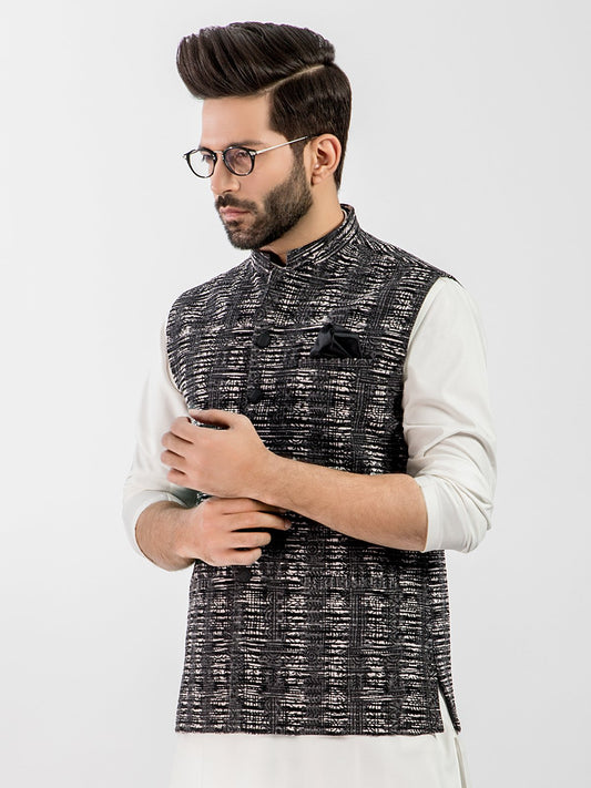 Edenrobe - Men's Dark Grey Waist Coat - EMTWC20-35728