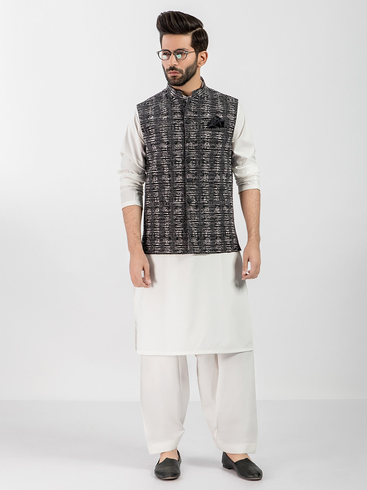 Edenrobe - Men's Dark Grey Waist Coat - EMTWC20-35728