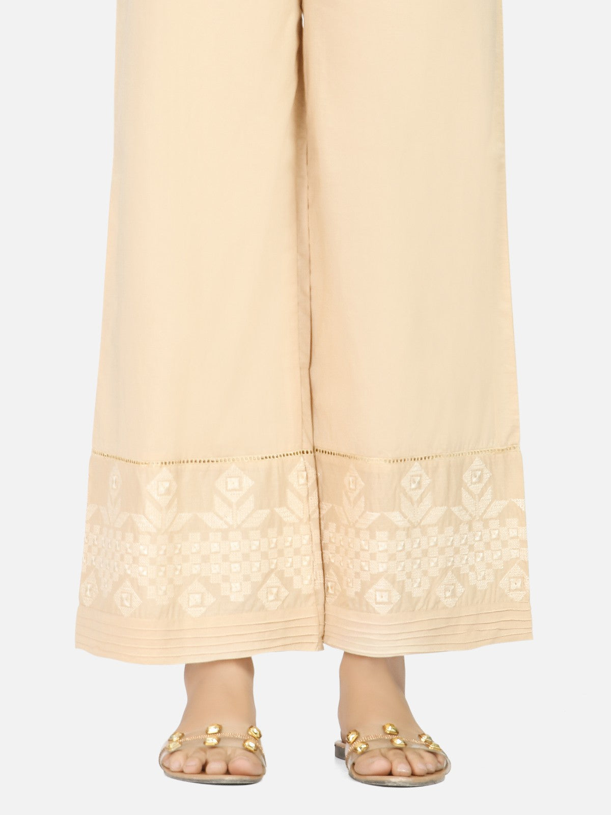 Edenrobe - Women's Beige Trouser - EWBE20-76265