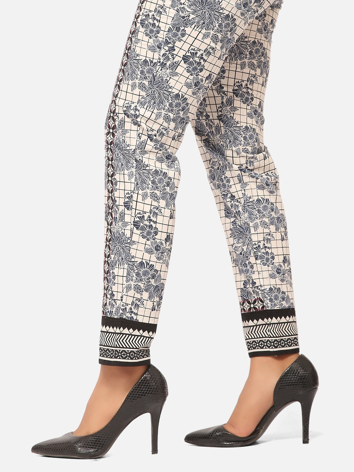 Edenrobe - Women's Blue & White Trouser - EWBP20-76212