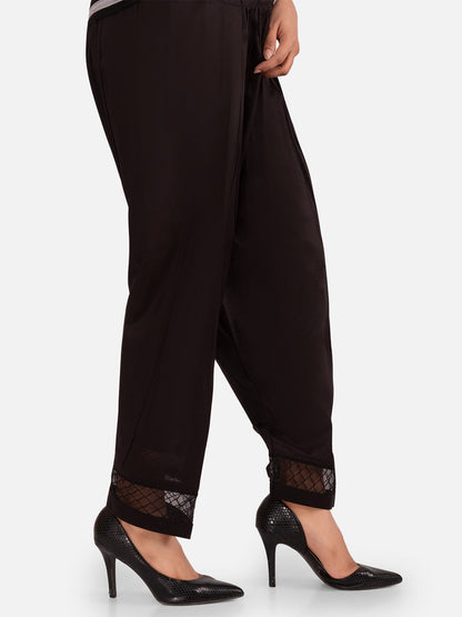 Edenrobe - Women's Black Trouser - EWBP20-76214