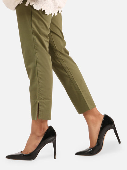 Edenrobe - Women's Olive Trouser - EWBP20-76239