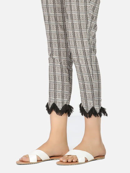 Edenrobe - Women's Black & White Trouser - EWBP20-76270