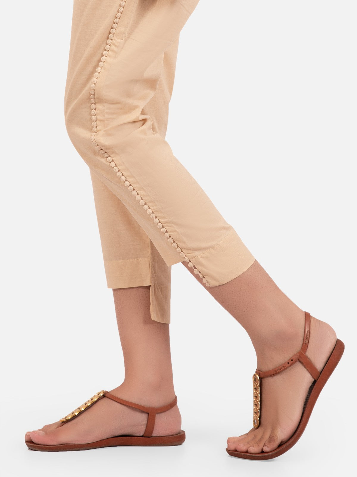 Edenrobe - Women's Beige Trouser - EWBP20-76275