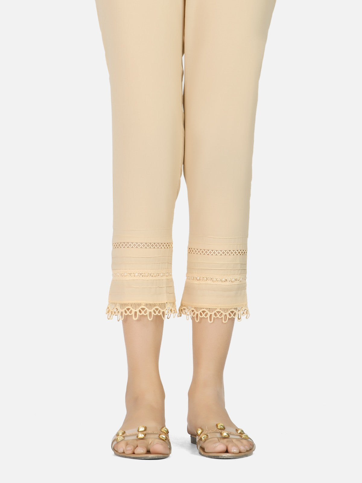 Edenrobe - Women's Beige Trouser - EWBP20-76276