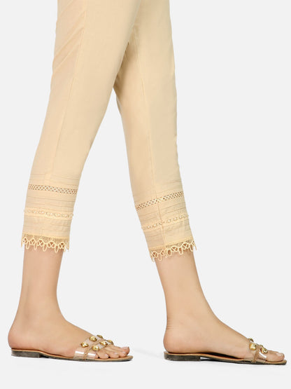 Edenrobe - Women's Beige Trouser - EWBP20-76276