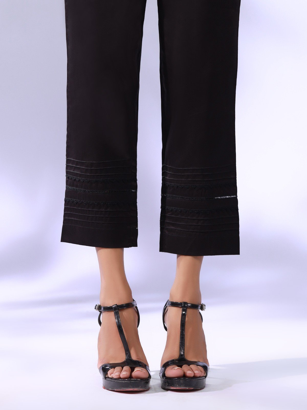 Edenrobe - Women's Black Trouser - EWBP20-76280