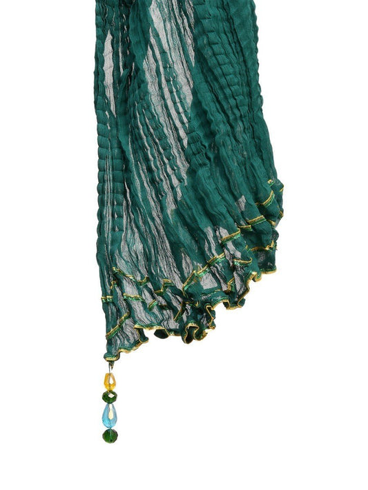 Edenrobe - Women's Sea Green Dupatta - EAWD20-001