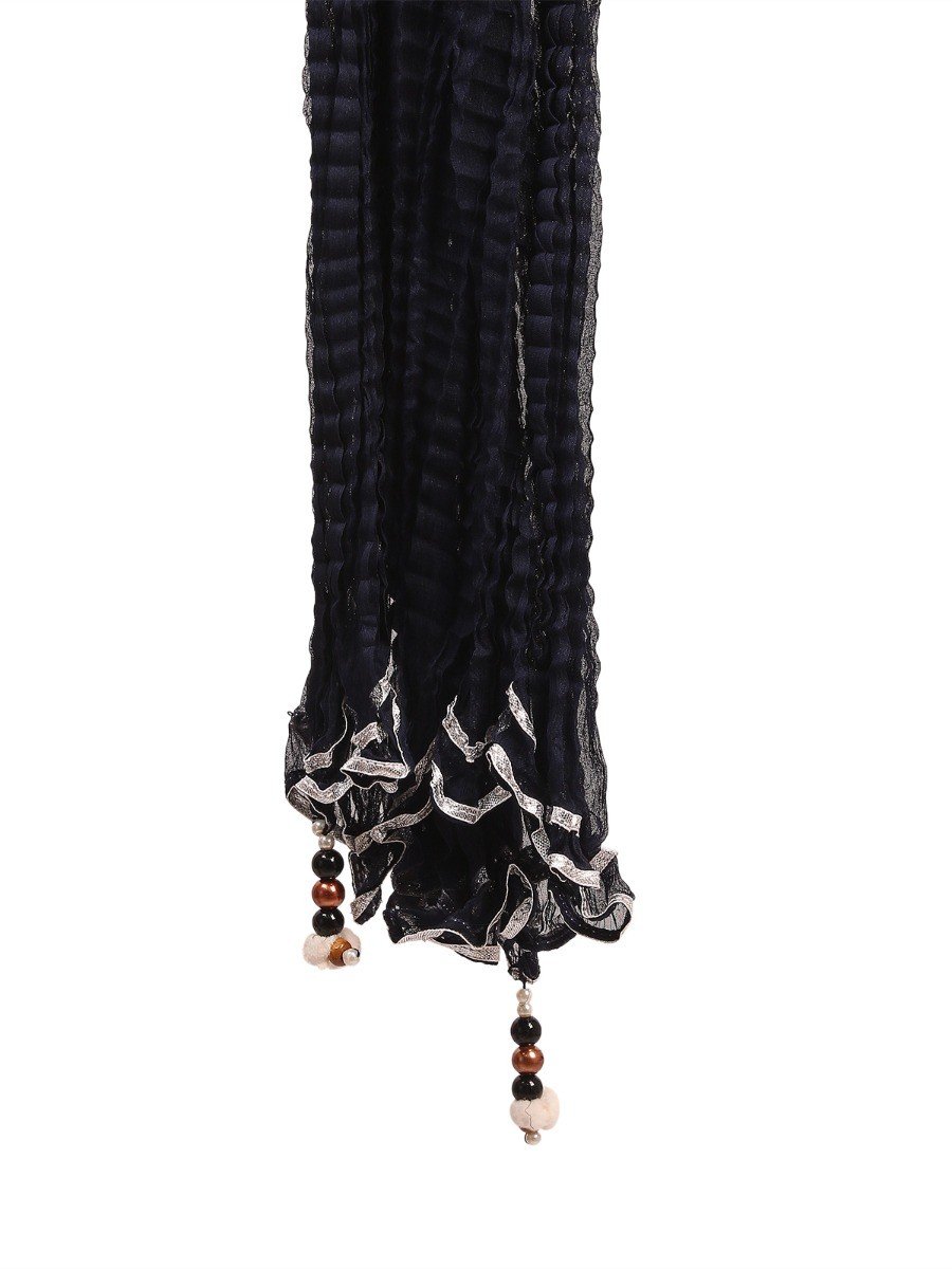 Edenrobe - Women's Deep Blue Dupatta - EAWD20-007