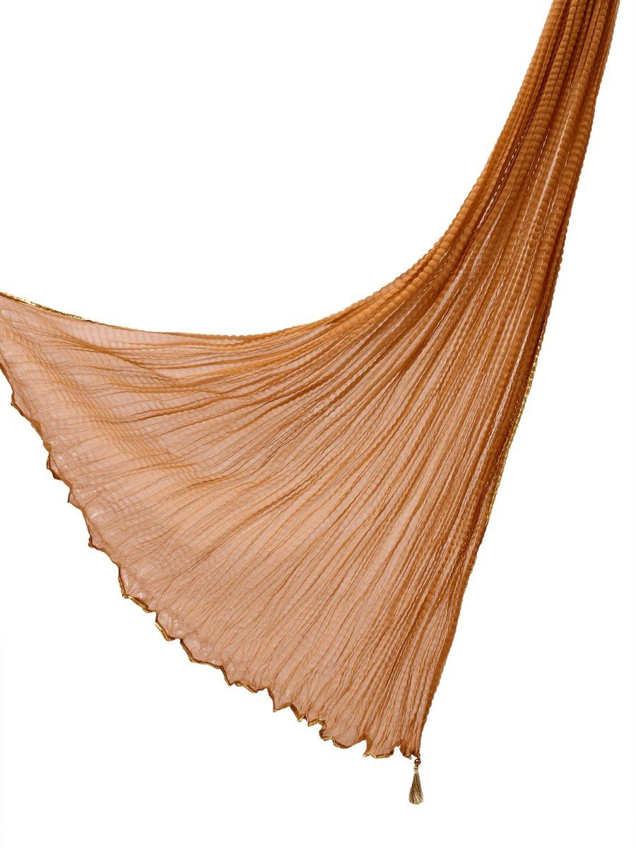 Edenrobe - Women's Beige Dupatta - EAWD20-011