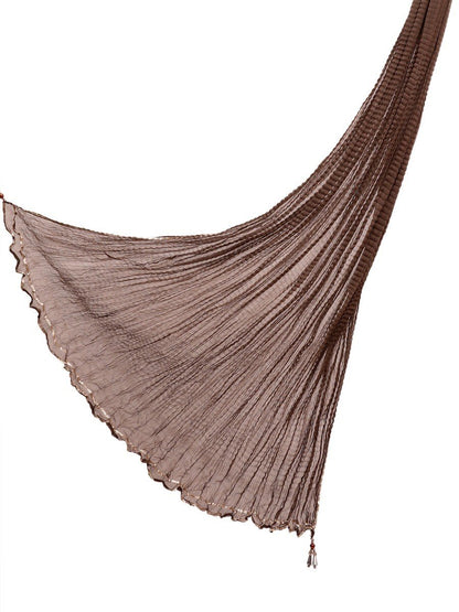 Edenrobe - Women's Grey Dupatta - EAWD20-014
