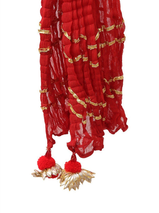 Edenrobe - Women's Rust Dupatta - EAWD20-019