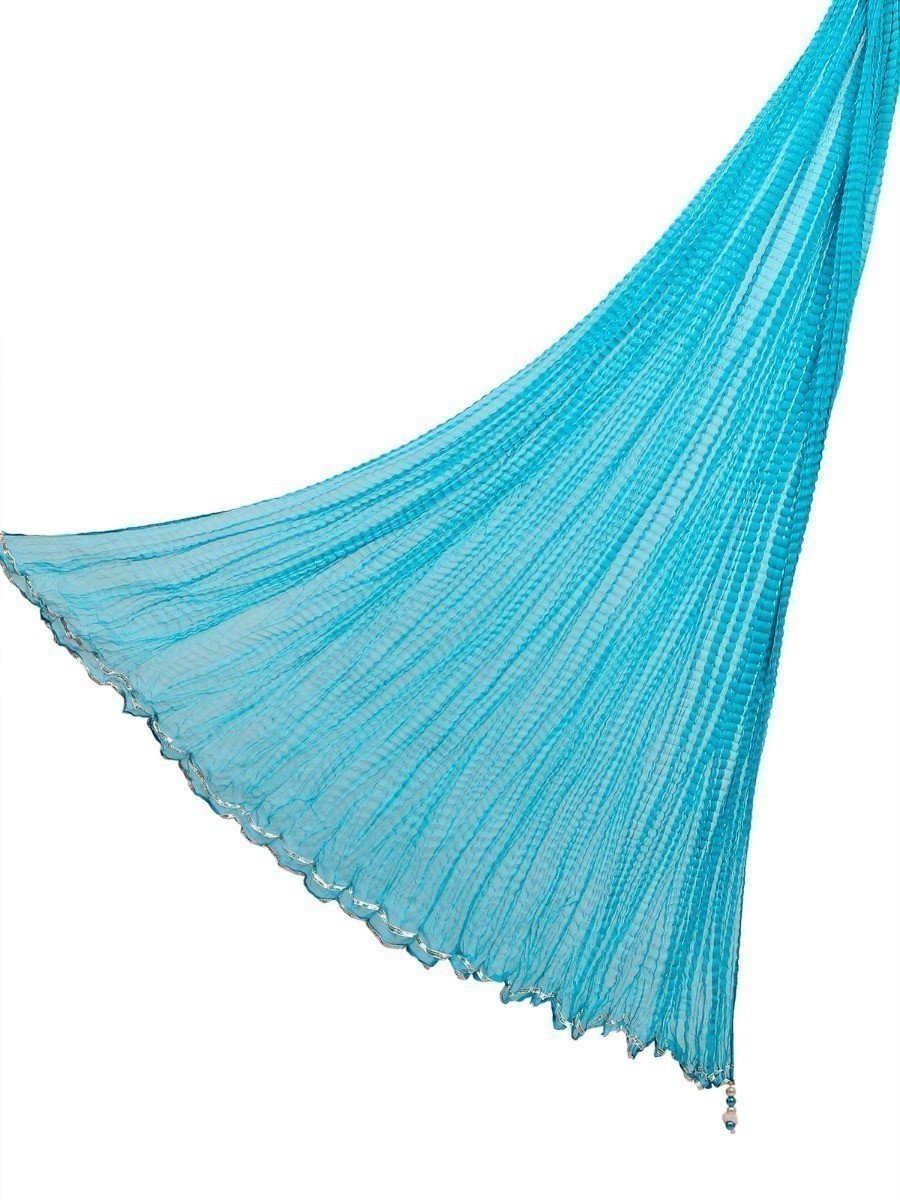 Edenrobe - Women's Aqua Blue Dupatta - EAWD20-031