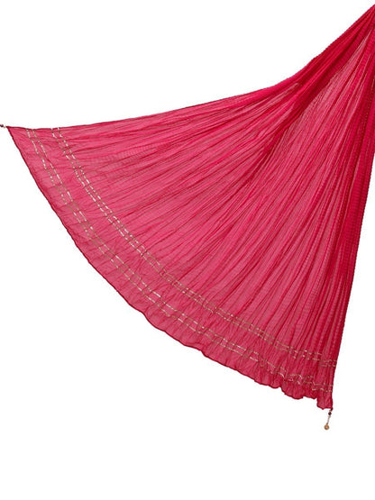Edenrobe - Women's Bright Pink Dupatta - EAWD20-033