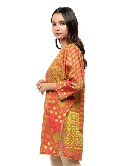 Edenrobe - Pret 1Pc Printed Cambric Shirt - EWTKA20-66763