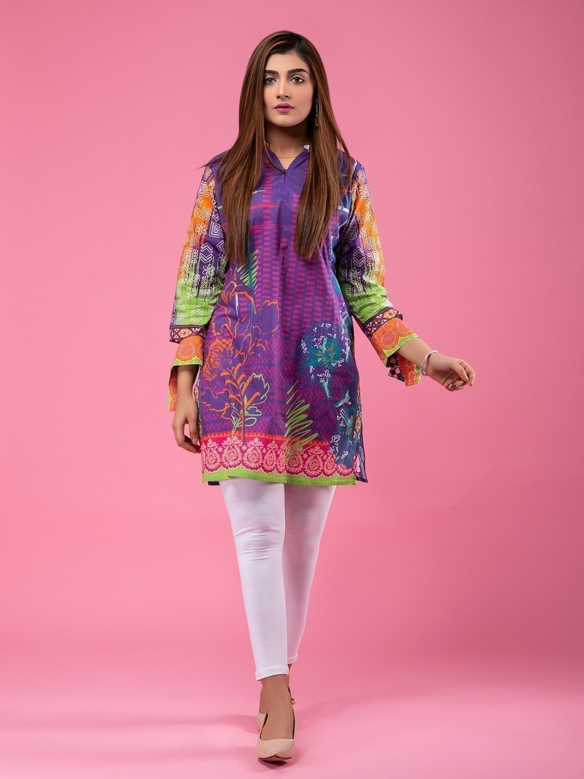 Edenrobe - Pret 1Pc Printed Lawn Shirt - EWTKA20-66804