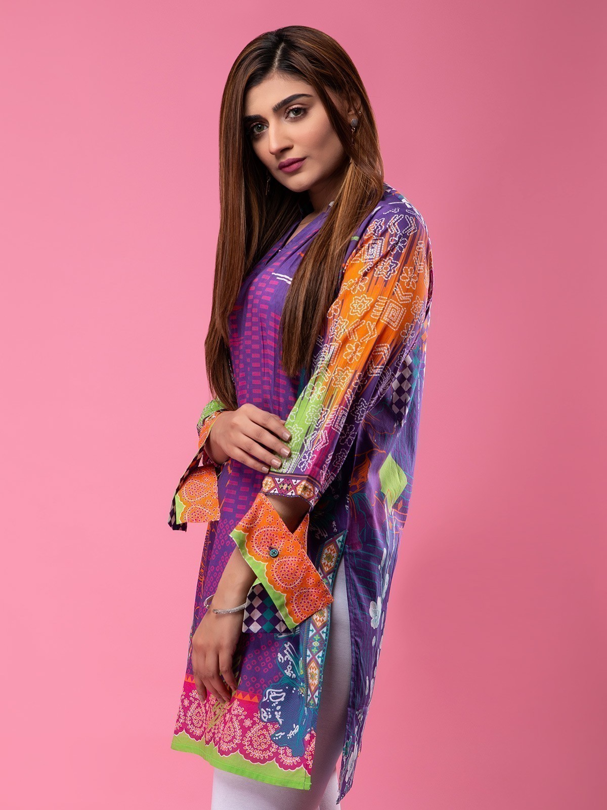 Edenrobe - Pret 1Pc Printed Lawn Shirt - EWTKA20-66804