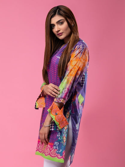 Edenrobe - Pret 1Pc Printed Lawn Shirt - EWTKA20-66804