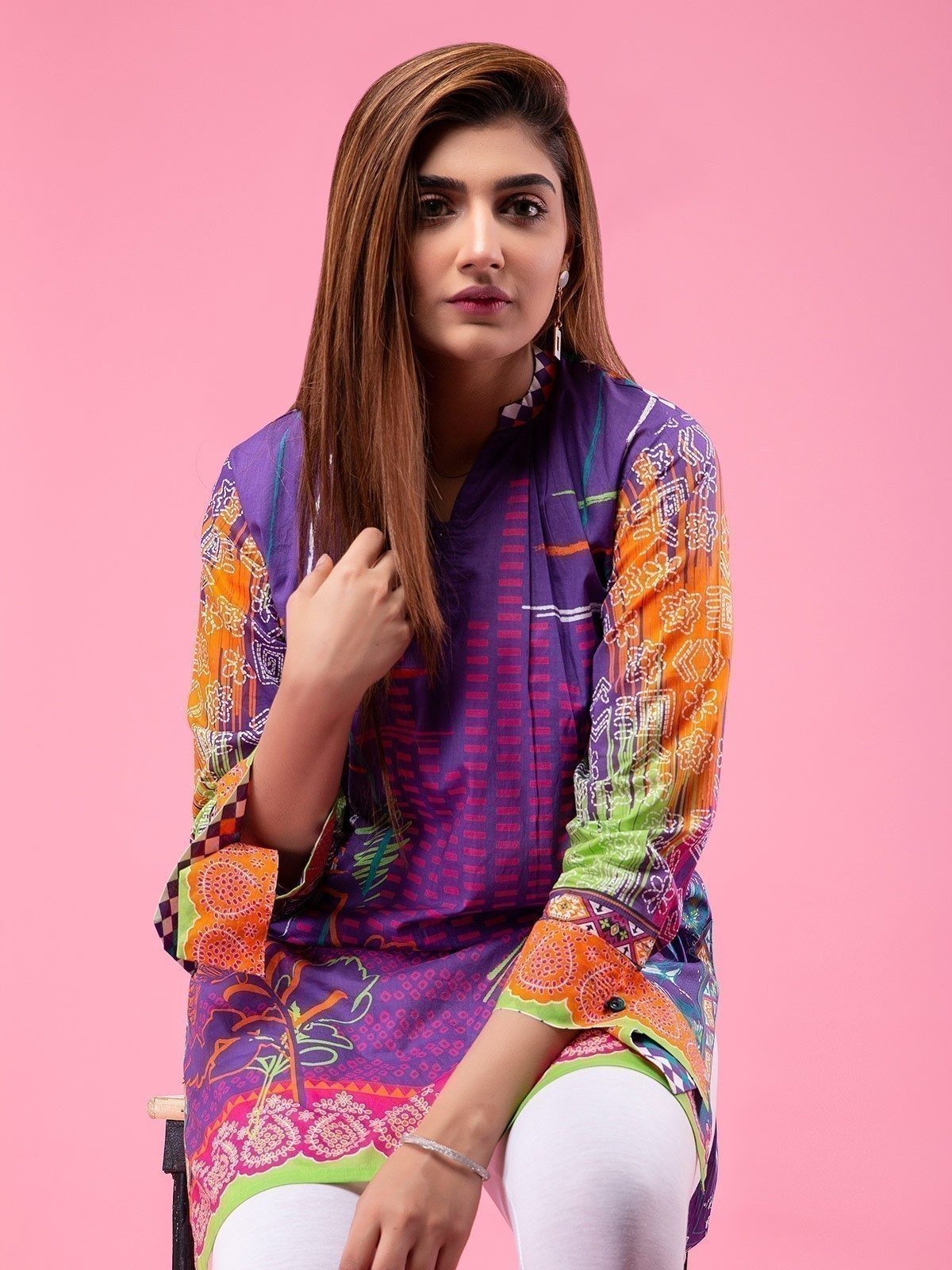 Edenrobe - Pret 1Pc Printed Lawn Shirt - EWTKA20-66804
