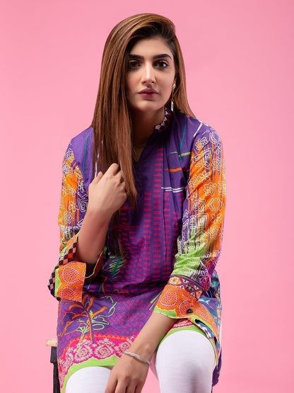Edenrobe - Pret 1Pc Printed Lawn Shirt - EWTKA20-66804