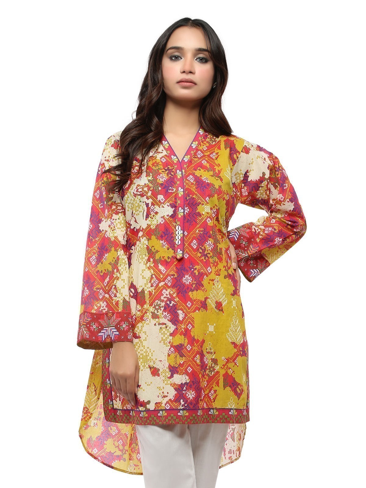 Edenrobe - Pret 1Pc Printed Lawn Shirt - EWTKA20-66848