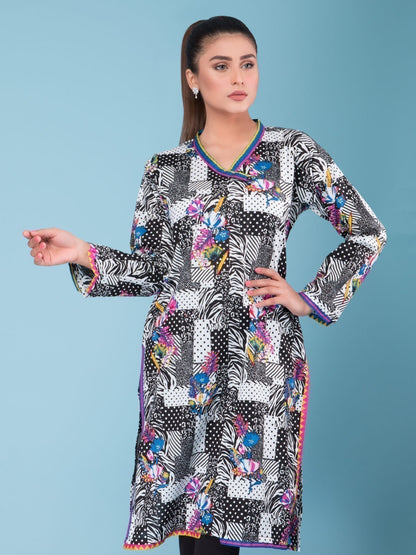 Edenrobe - Pret 1Pc Printed Cambric Shirt - EWTKA20-66982
