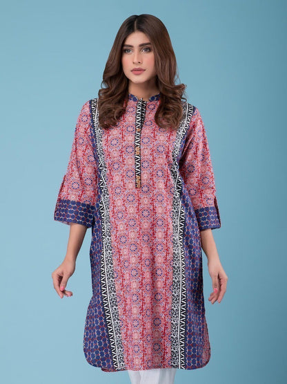 Edenrobe - Pret 1Pc Printed Cambric Shirt - EWTKA20-66992