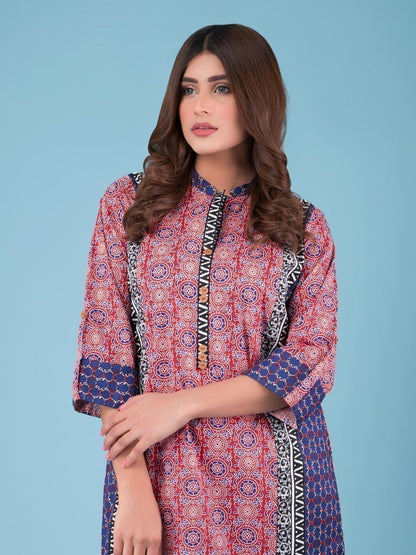 Edenrobe - Pret 1Pc Printed Cambric Shirt - EWTKA20-66992