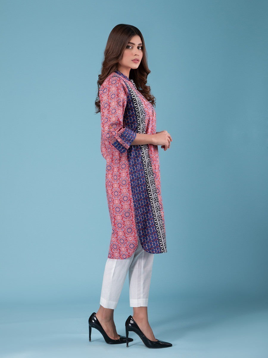 Edenrobe - Pret 1Pc Printed Cambric Shirt - EWTKA20-66992