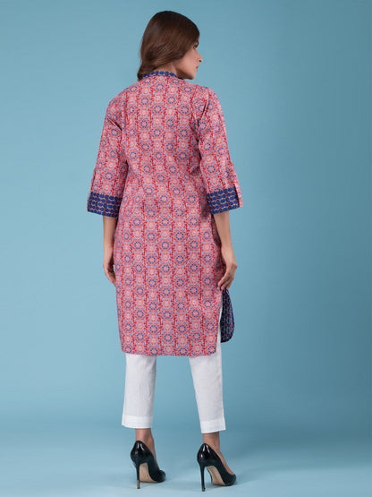 Edenrobe - Pret 1Pc Printed Cambric Shirt - EWTKA20-66992