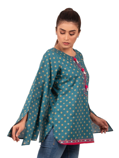 Edenrobe - Pret 1Pc Printed Cambric Shirt - EWTKA20-67127