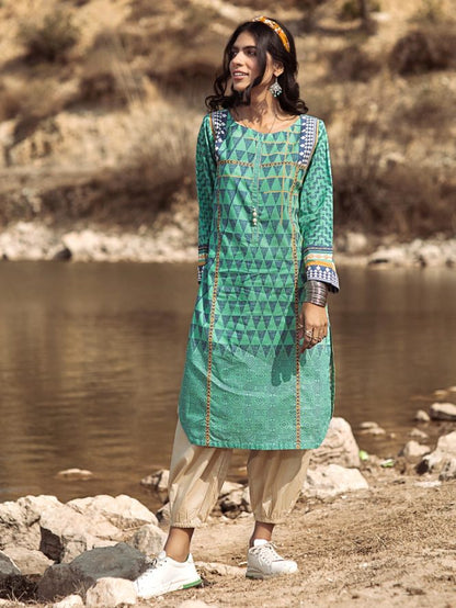 Edenrobe - Pret 1Pc Printed Lawn Shirt - EWTKA20-67144