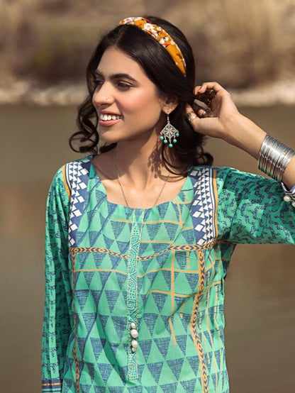 Edenrobe - Pret 1Pc Printed Lawn Shirt - EWTKA20-67144
